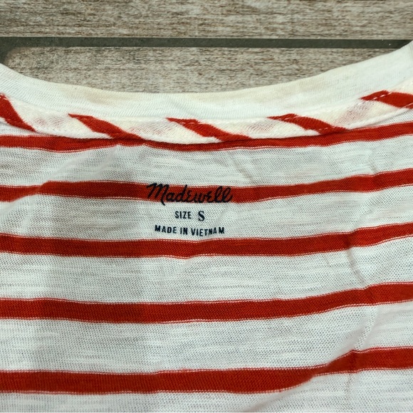 Madewell | Red & White Stripped Tank - Picture 2 of 4